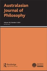 Titelblatt des Australasian Journal of Philosophy